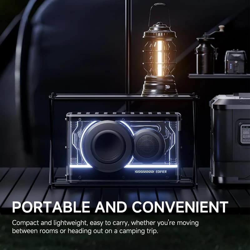 سماعة بلوتوث إديفيير QD25 صندوق صوتي للطاولات صوت عالي الدقة بلوتوث 6.0 ستيريو TWS إخراج 25 واط - 2