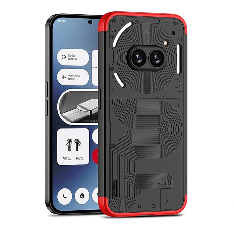 Nothing Phone 2A A142 Case 3 in 1 Quality PC Protection Shockproof Hard Back Cover Matte Phone Case for Nothing Phone 2A Plus 5G