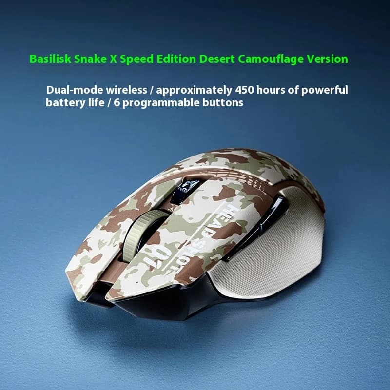 ماوس Razer Basilisk V3 إصدار احترافي سلكي ولاسلكي للألعاب الإلكترونية بسرعة قصوى لمعدات الكمبيوتر والمكتب - 6