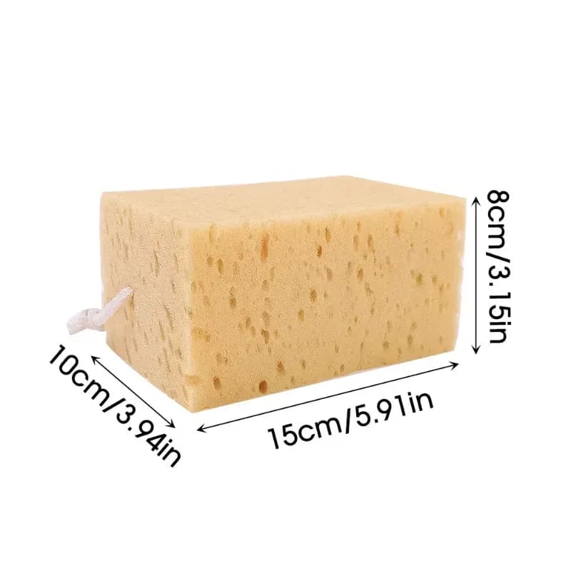 إسفنجة غسيل السيارات كبيرة على شكل قرص العسل فرشاة إسفنجة غسيل تفصيلية أدوات تنظيف السيارات دراجة نارية اكسسوارات السيارات - 5