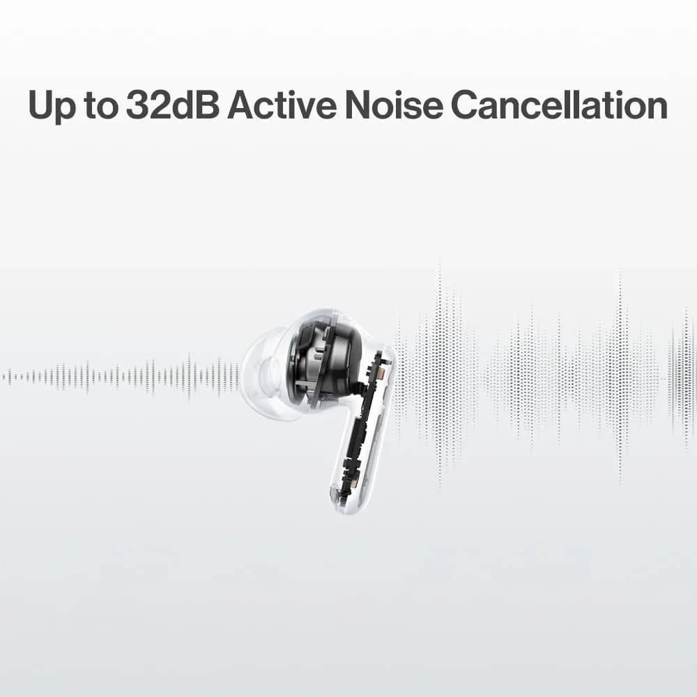 سماعات ون بلس نورد بودز 3 بلوتوث 5.4 إلغاء ضوضاء نشط 32dB بطارية 43 ساعة باس ويف 2.0 اقتران سريع من جوجل - 2