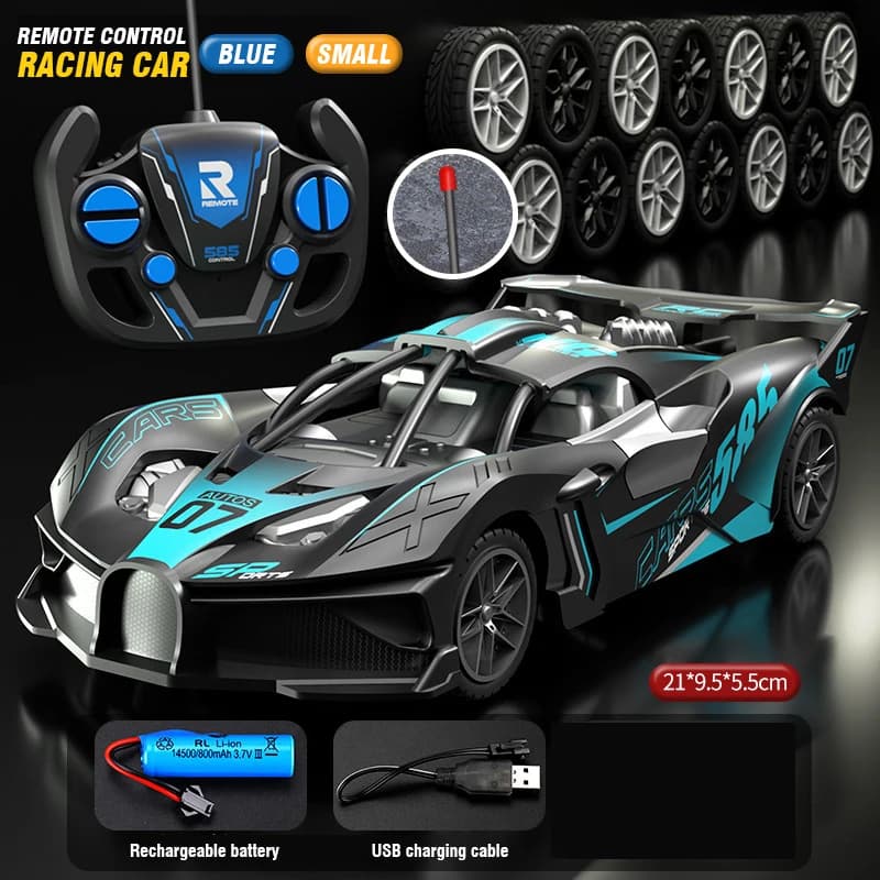 Rc Car 4Ch High-Speed Remote Control Drift Racing Car Electric Sportscar Toy Vehicle Model Toys for Boys Kids Birthday Gift - 4