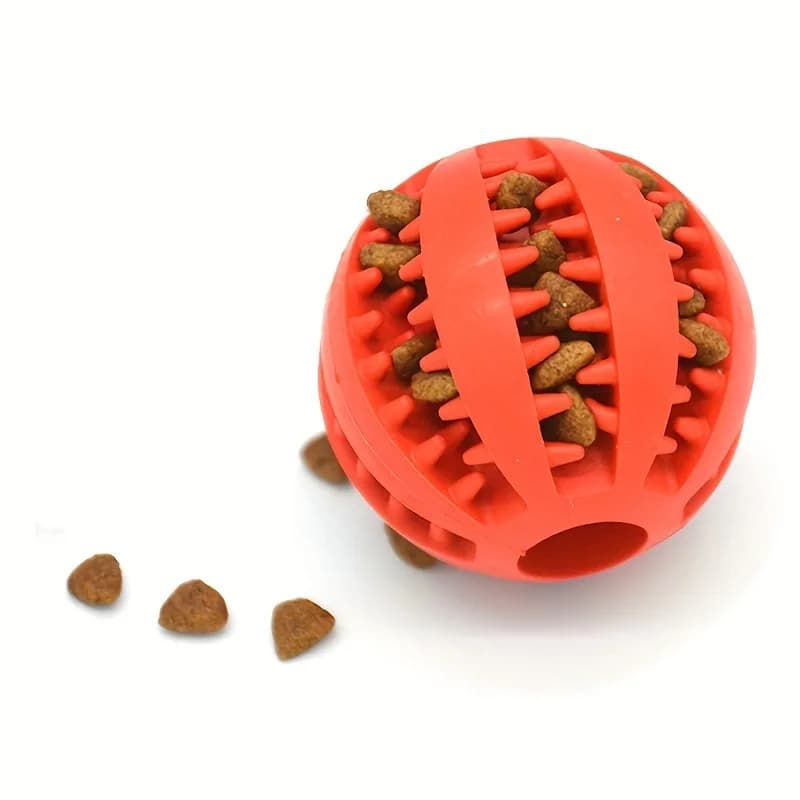 Dog Ball Toy, Dog Food-Leaking Toy, Rubber Chew Toys For Dog, Molar Toy, Pet Interactive Toy - 5