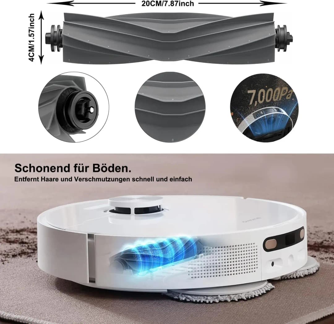 Dreame D20 Ultra / L10s Ultra CE Robot Vacuum Cleaner Accessories Main Side Brush Mop Cloth Hepa Filter Dust Bag Spare Parts - 2