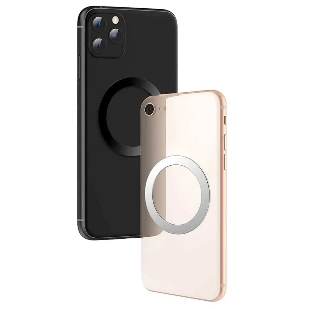 5 قطع 1 قطعة لحلقة لوحة مغناطيسية ماجسيف ملصق معدني عالمي ورقة شاحن لاسلكي لوحة حامل هاتف محمول للسيارة - 5