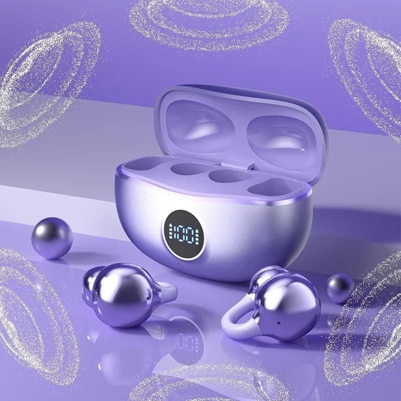 سماعات سوني اللاسلكية الأصلية D151 بتصميم مفتوح من الخلف مع مشبك، سماعات أذن رياضية بتقنية البلوتوث 5.4، سماعات رأس عازلة للضوضاء بجودة صوت عالية الدقة - 6