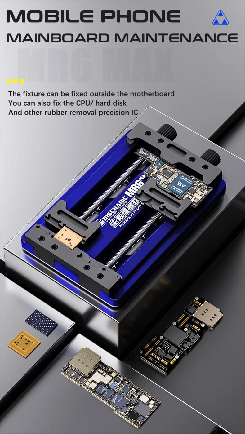 ميكانيك MR6 ماكس حامل لوحة دوائر كهربائية عالمي لأدوات إصلاح لحام شريحة IC لوحة أم هاتف محمول آيفون سامسونج - 2