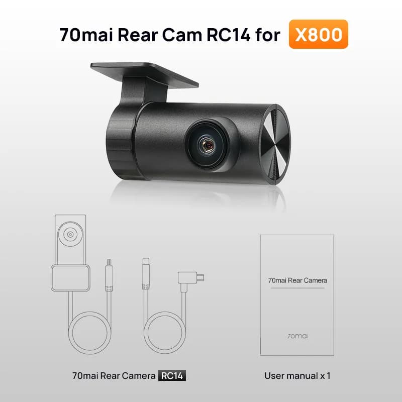 70mai Rear Cam RC14 for 70mai Dash Cam 4K Omni X800 Car DVR Rearview Cam Support Parking Recording - 2