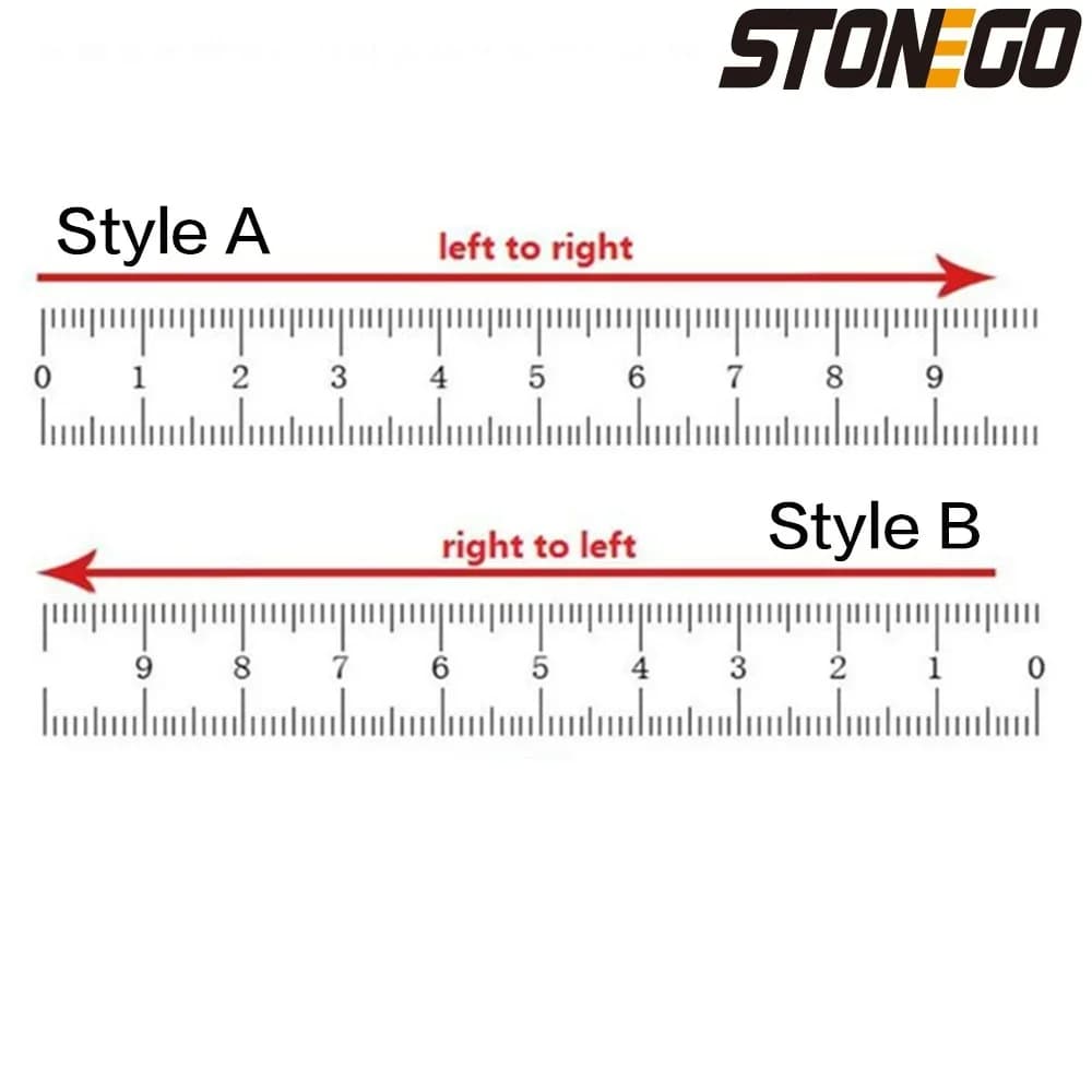 مسطرة لاصقة يمكن تثبيتها على شريط القياس بشريط لاصق، من الفولاذ المقاوم للصدأ، مسطرة ذاتية اللصق - 6