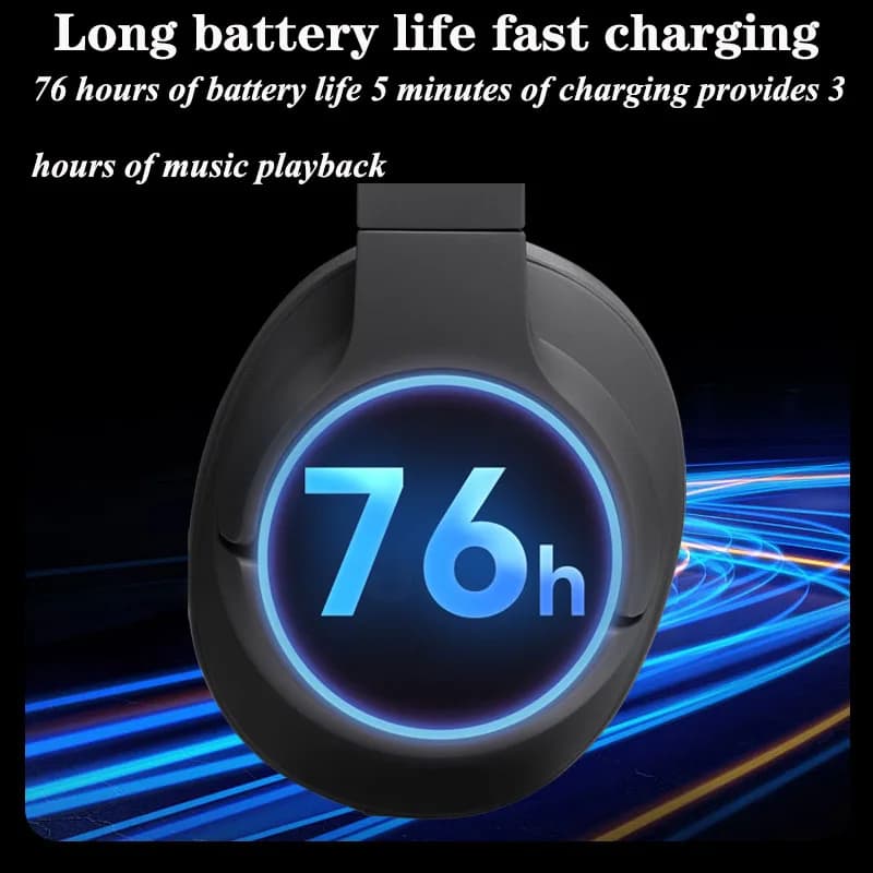 سماعات رأس لاسلكية فوق الأذن JBL TUNE 720BT مرخصة رسميًا، بلوتوث، سماعات رأس للألعاب والمكالمات مع ميكروفون وتصميم قابل للطي - 5