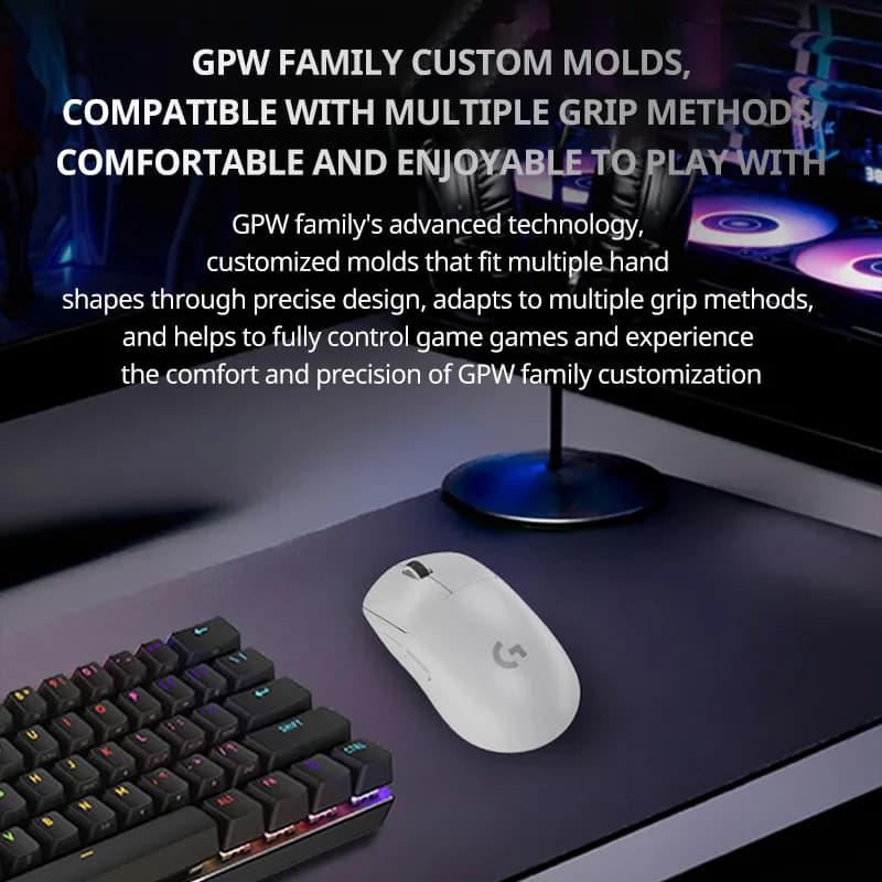 Logitech G PRO X Superlight 2 SE wireless gaming mouse, HERO 2 sensor, 44000DPI, 888IPS, G hub, Type-C interface - 3