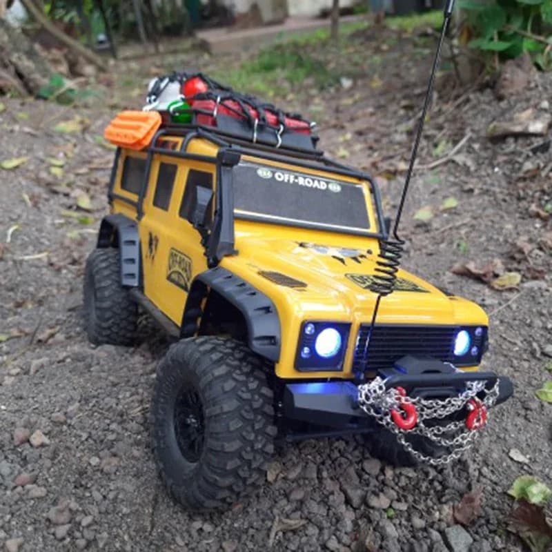 Metal Simulation Antenna Mood Piece Decoration for 1/10 1/18 1/24 RC Crawler Car Traxxas TRX4M TRX4 Bronco Defender RC4WD SCX24 - 4