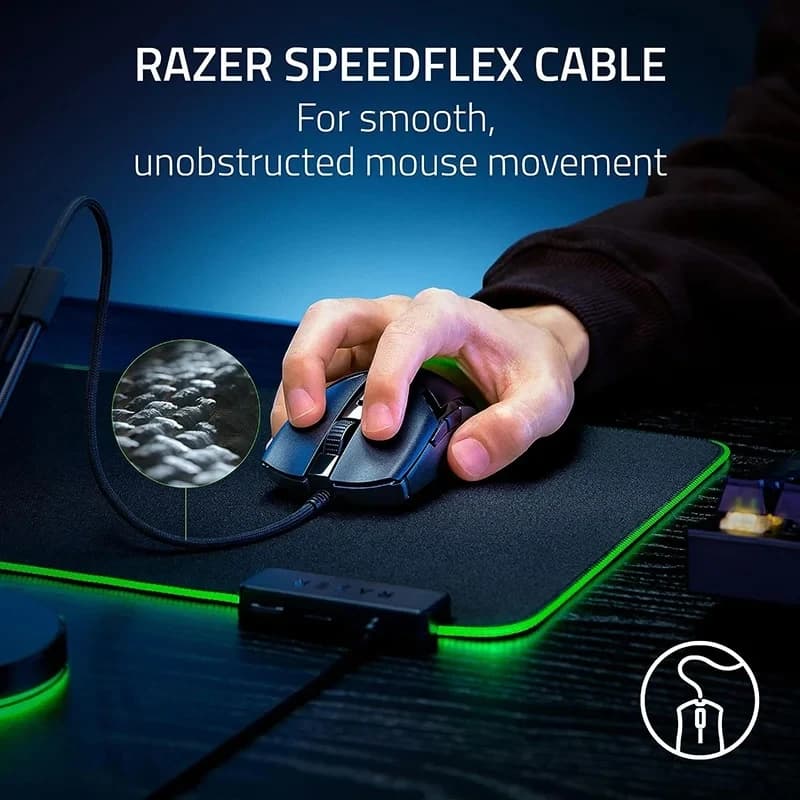 Original New Razer Cobra 58g Lightweight Wired Gaming Mouse Optical Mouse Switches Esports Game RGB Illusion Light Mini for PC - 3