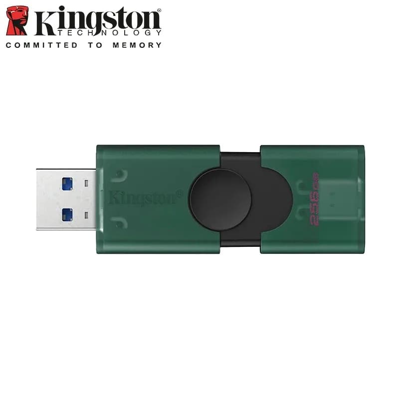 ذاكرة فلاش كينجستون USB 3.2 ثنائية Type-C إلى USB-A، 128 جيجابايت/256 جيجابايت، OTG، متوافقة مع iPhone 15 و 16 - 3