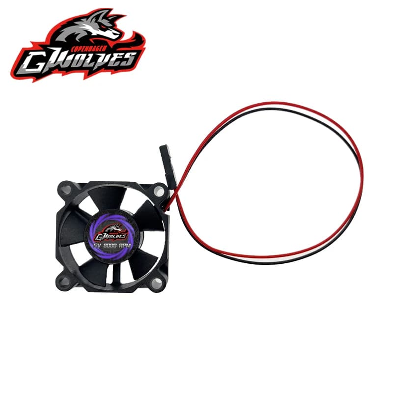 RC fan 25/30/35/40/50mm 8000RPM 5V-7V DC High wind cool Motor ESC fan heat sink 30/60/120/150A ESC 36/42mm motor futaba plug - 4
