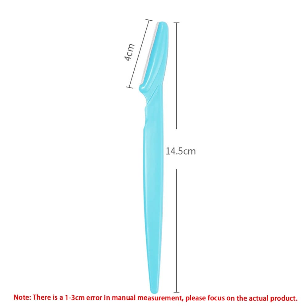 مجموعة شفرات متعددة الأغراض للوجه والحاجبين للنساء والرجال أداة ديرما بلانينج سهلة الاستخدام شفرات حلاقة وأدوات مكياج - 2