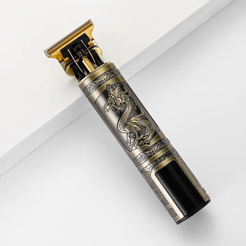 ماكينة قص شعر كلاسيكية بشحن USB ماكينة قص شعر كهربائية محمولة ماكينة حلاقة احترافية هدية للصديق - 4