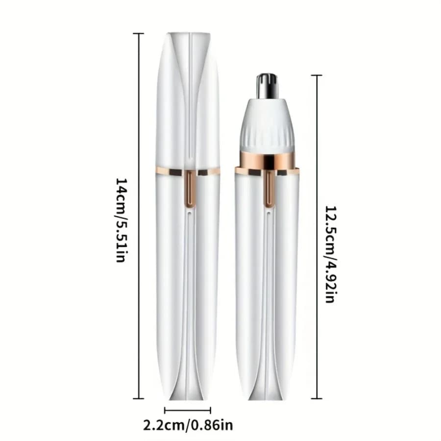 4 In 1 Electric Razor for Women Full Body Shaving Facial Epilator Shaver Eyebrow Trimmer Nose Bikini Line Electric Hair Remover - 6