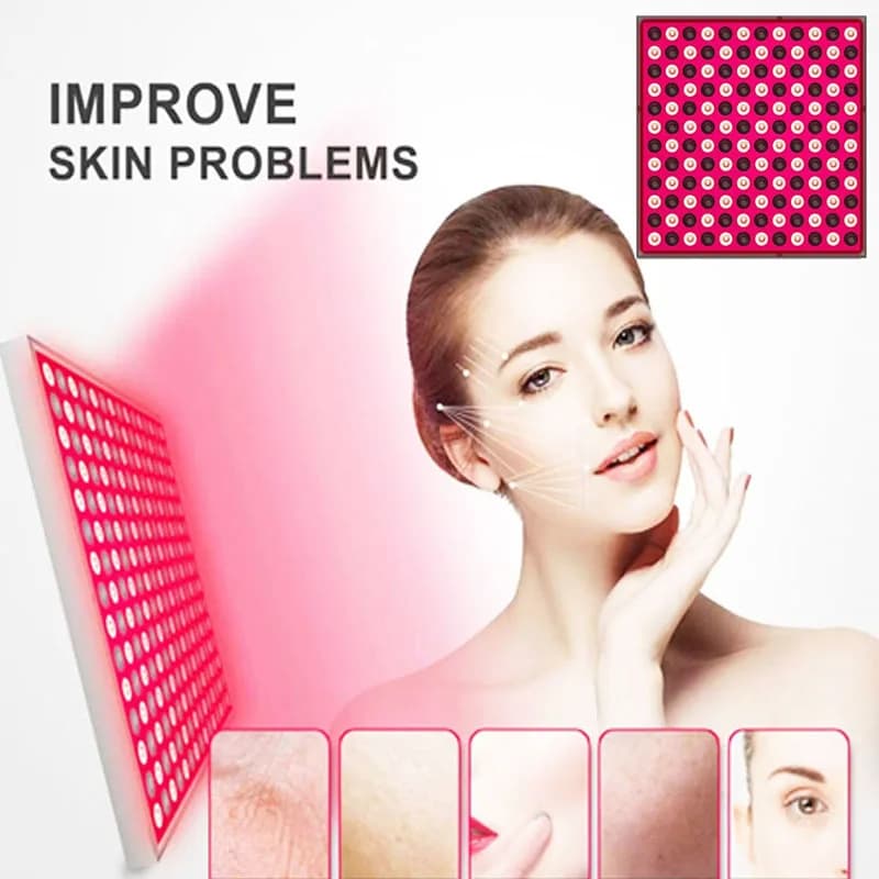 LED red panel light facial anti-aging skin care beauty 144 LED light body physiotherapy tools yoga relaxation lamp - 2