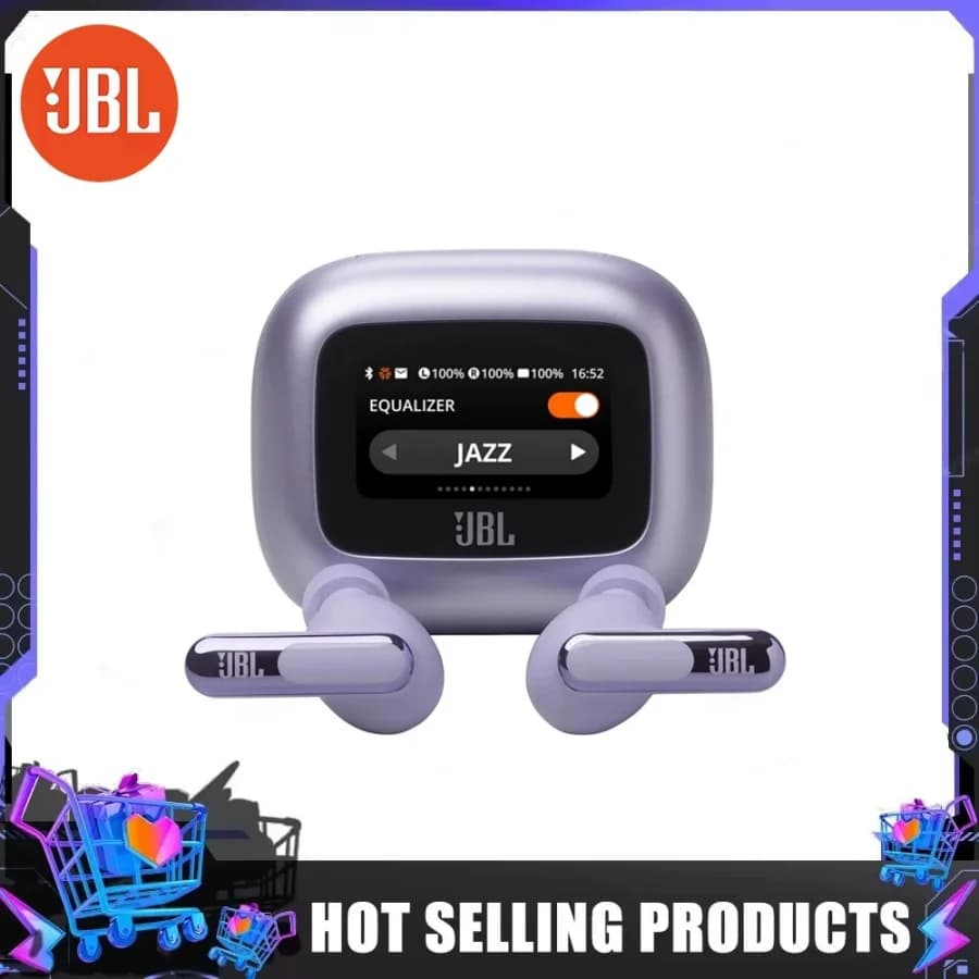 JBL Live Beam 3 TWS Bluetooth Earphones Active Noise Cancelling Touch Control Low Latency Audio Comfort Fit IP54 Sweatproof - 3