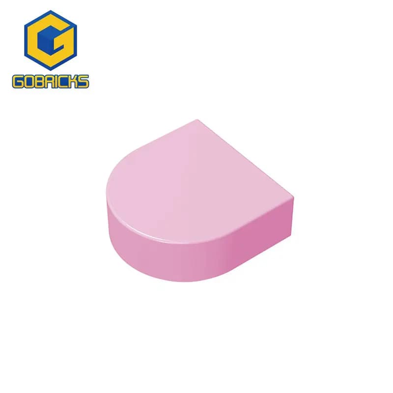 Gobricks 10 PCS Brick 24246 35399 1x1 Side Arc Light Panel High-Tech Parts Parts DIY Compatible Brand Educational Parts Toys - 2