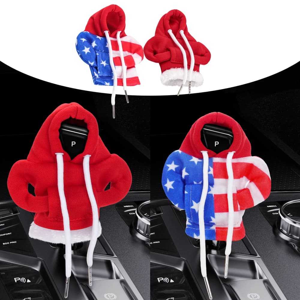 RASTP-Creative Car Gear Lever Decoration Hooded Cover Sweatshirt Gear Lever Decoration Interior Accessories SFN186 - 3