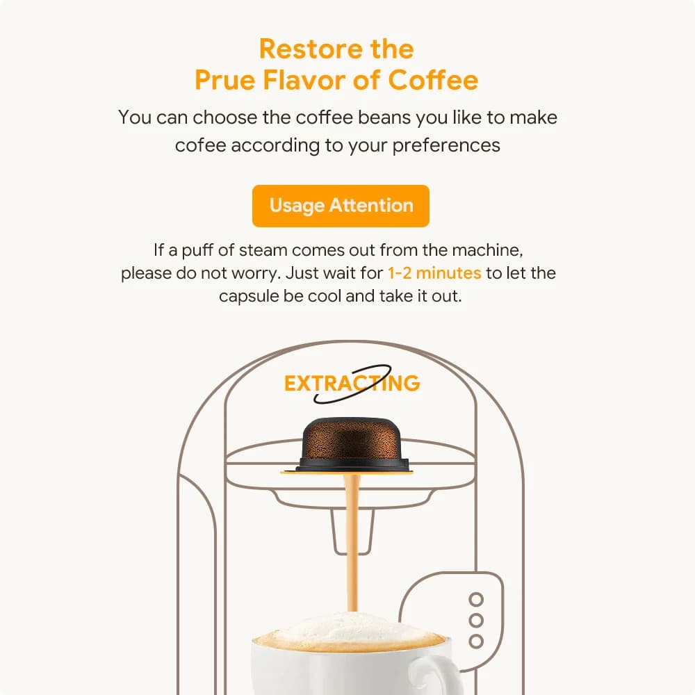 icafilas Refillable Coffee 60/180/200/220ML Capsule for Bosch Tassimo Machine Reusable Coffee Filter Pod Espresso Adapter Maker - 5