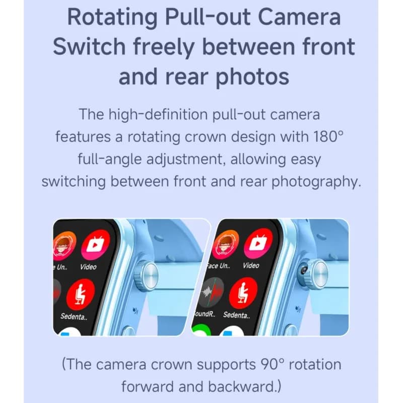 4G Kids Smart Watch GPS WIFI Video Call APP تنزيل SOS مكالمة هاتفية الأطفال Smartwatch مراقب الموقع بنين بنات هدية - 3