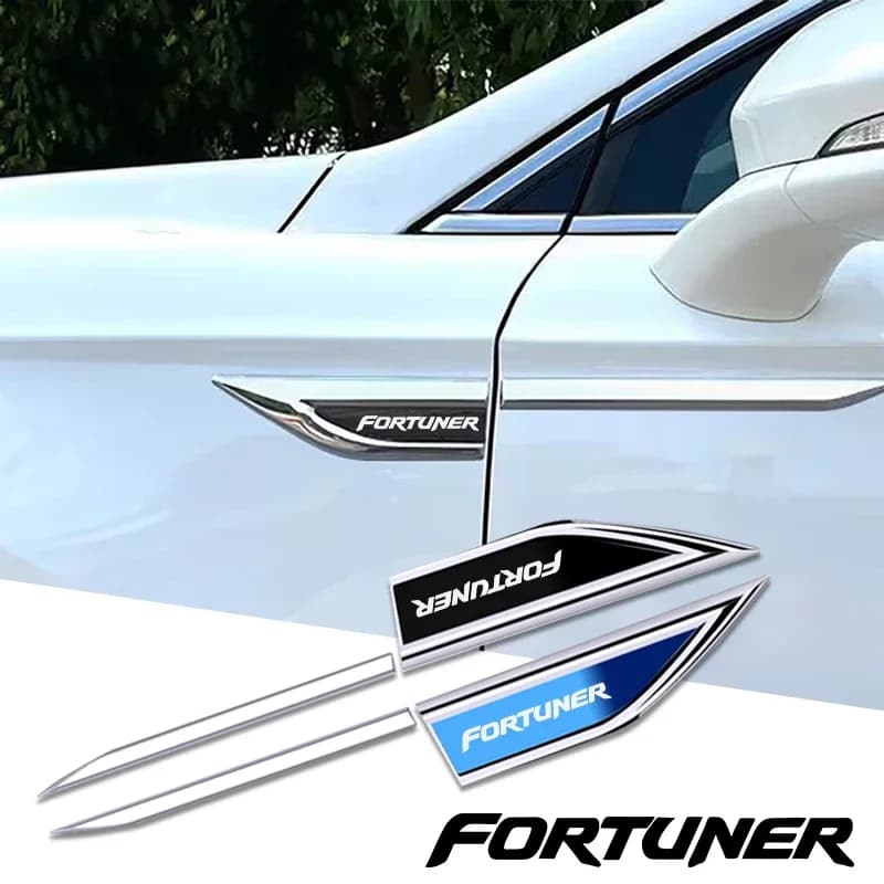 2pcs car accessory Side Doors Blade car stickers car accessories interiors for toyota fortuner