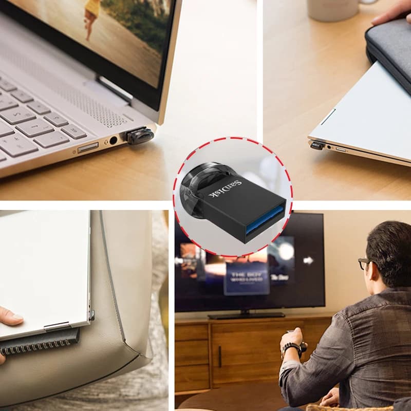 سان ديسك ألترا فيت CZ430 128 جيجا 256 جيجا 512 جيجا USB3.2 فلاش درايف سرعة قراءة حتى 400 ميجابايت/ثانية ميني بين درايف 64 جيجا 32 جيجا 130 ميجابايت/ثانية USB ستيك - 5