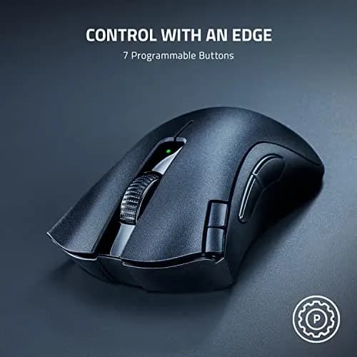 Razer DeathAdder V2 X HyperSpeed Award-Winning Ergonomic Design - Ultra-Fast Wireless - 235hr Battery Life - 3