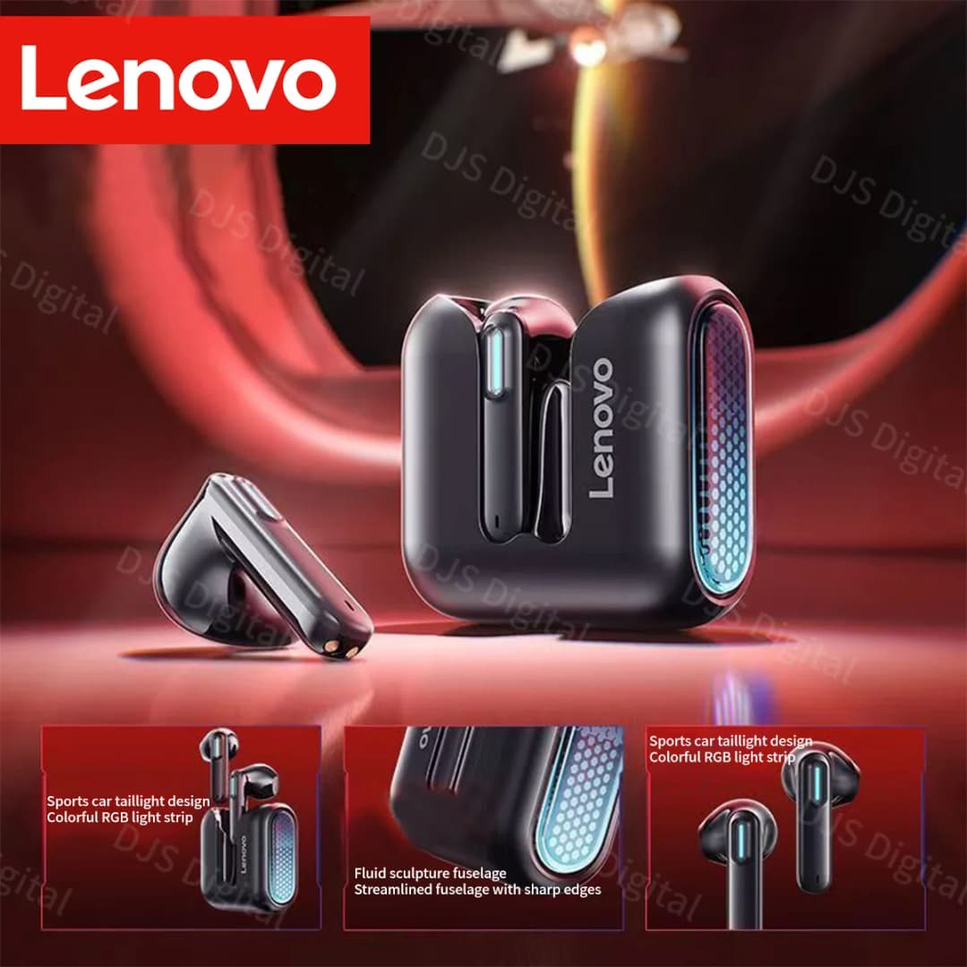 سماعات Lenovo EA189 الجديدة بلوتوث 6.0، سماعات أذن لاسلكية حقيقية، سماعات أذن داخلية، سماعات رأس ذات تأخير منخفض للألعاب، عمر طويل - 3