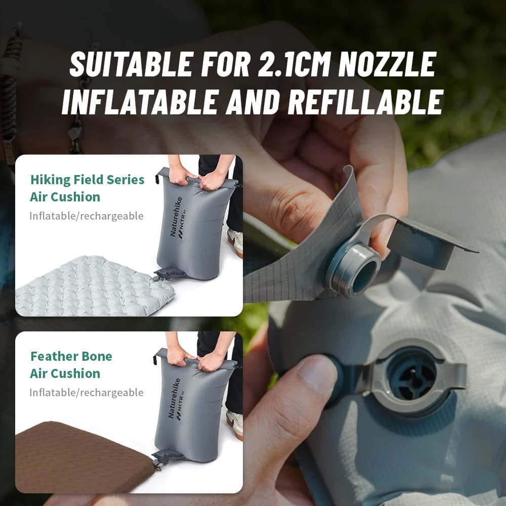Naturehike 2024 New Inflatable Bag Ultralight Fast Inflation For Camping Mat Folding Portable Waterproof Outdoor Camping Air Bag - 3