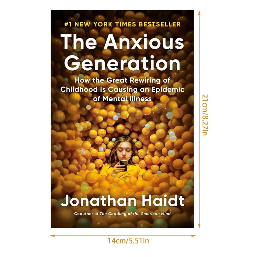The Anxious Generation Books for Teen Mental Health Data-Driven Strategies for Parents Educators by Social Psychologist - 6