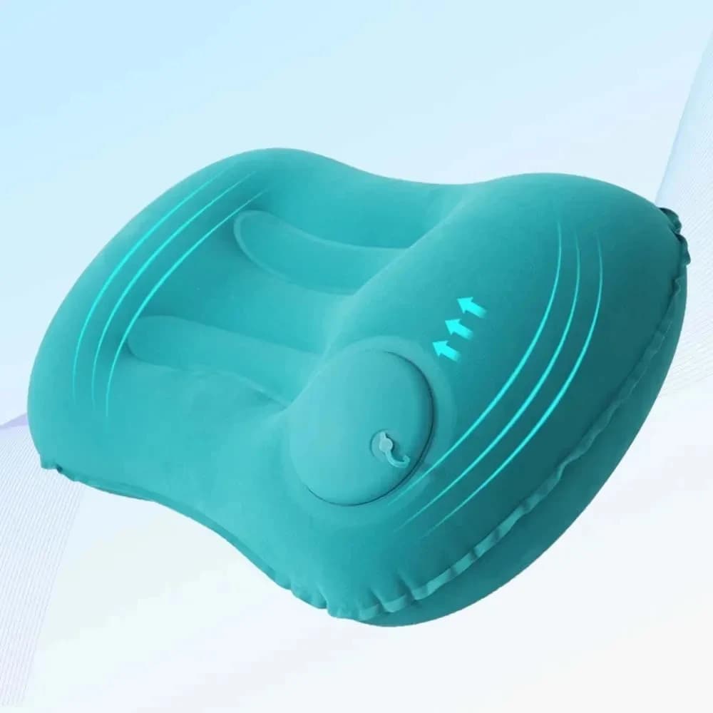 Portable Comfortable Inflatable Pillow, Camping Pillow, Pool Pillow, Ultra Soft Car Pillow for Neck and Lumbar Support - 6