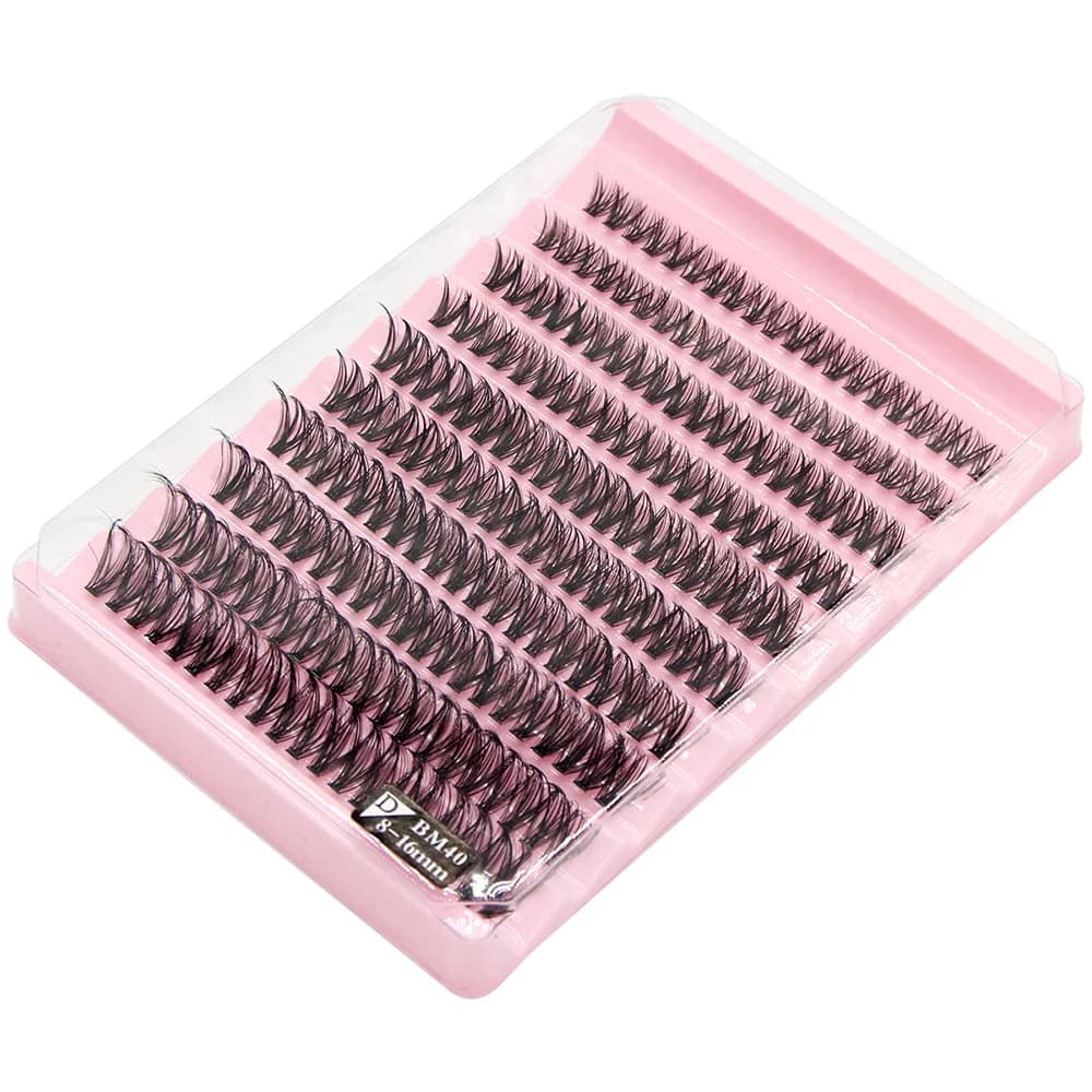 Super Bunch Mink Eyelashes 1 Box/200 Bundles Natural Eyelash Extension 3D Russia Individual Cluster Makeup Tools Lashes Cilia - 5