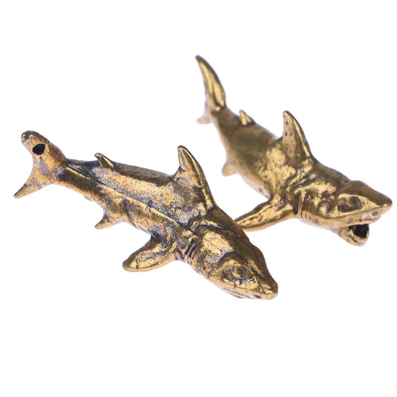 تمثال قرش حصان للزينة، إكسسوارات ديكور منزلي وتماثيل حيوانات - 3