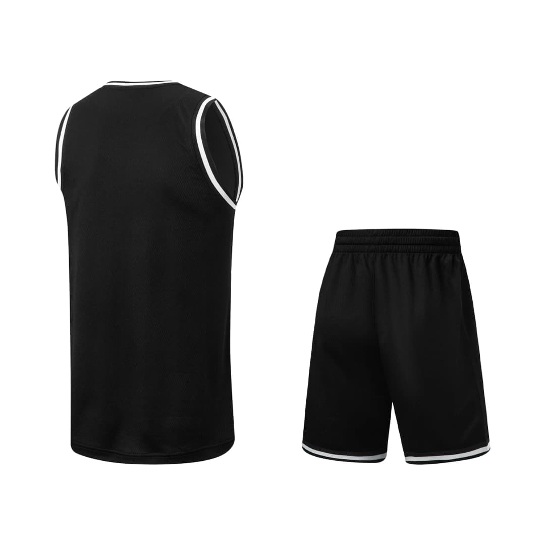 Li-Ning Men's CBA Basketball Game Set LN DRY Polyester Soft Breathable LiNing Professional Sport Sleeveless Top & Shorts AATW005 - 2