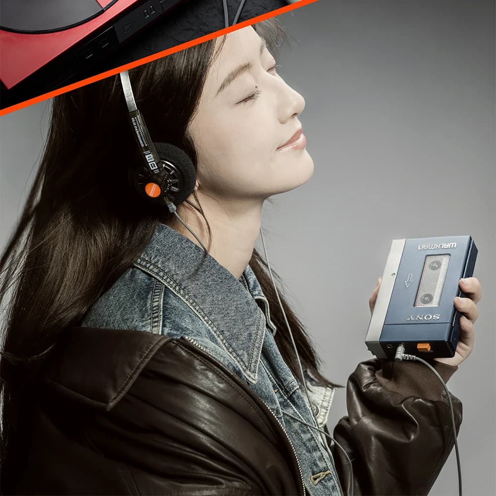 MOONDROP Old Fashioned Portable On-Ear Headphone open-back Headset 0.78mm 2Pin interchangeable cable - 3