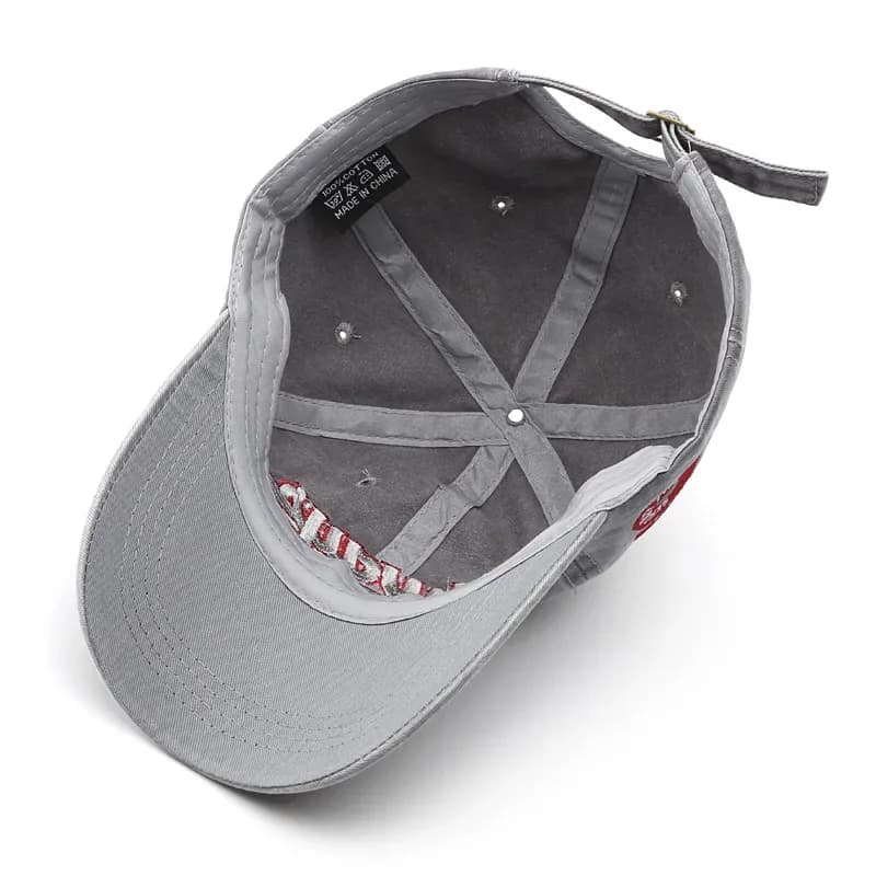 2025 Spring/Summer Unisex Cotton Baseball Cap Vintage Washed with Alphabet  ALWAYS Embroidery - Hip-Hop Inspired Snapback Design - 3