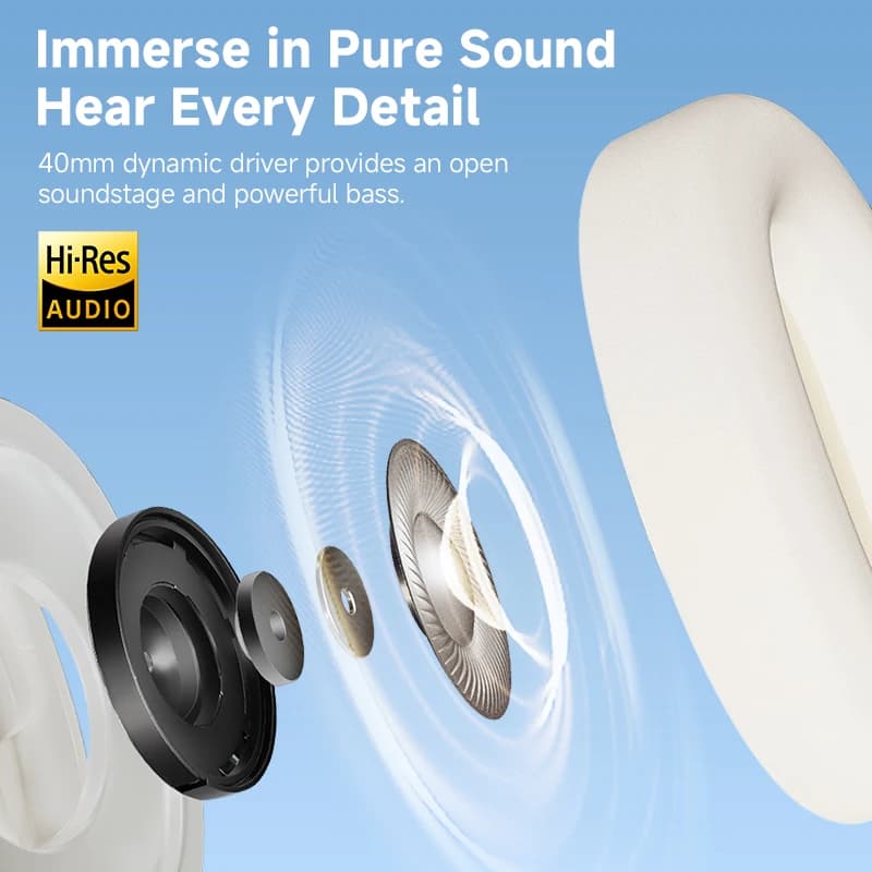 سماعات الرأس اللاسلكية إديفيير W800BT برو بلوتوث 5.4 سماعات الأذن فوق الأذن -44dB إلغاء الضوضاء النشط الصوت عالي الدقة 45 ساعة تشغيل - 2