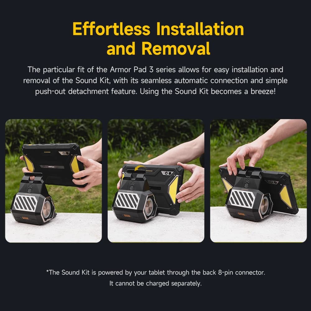 Ulefone Sound Kit Original Speaker for Armor Pad 3 Pro/Armor Pad 4 Ulrta - 6