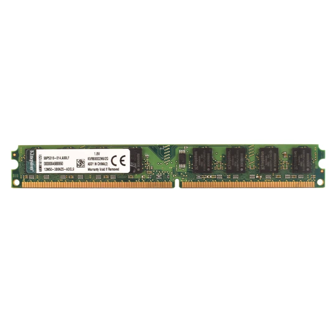 Kingston Memoria RAM DDR2 2GB 800Mhz 667MHz PC2-5300 PC2-6400 240 Pins 1.8V NON ECC Desktop Memory Model - 4