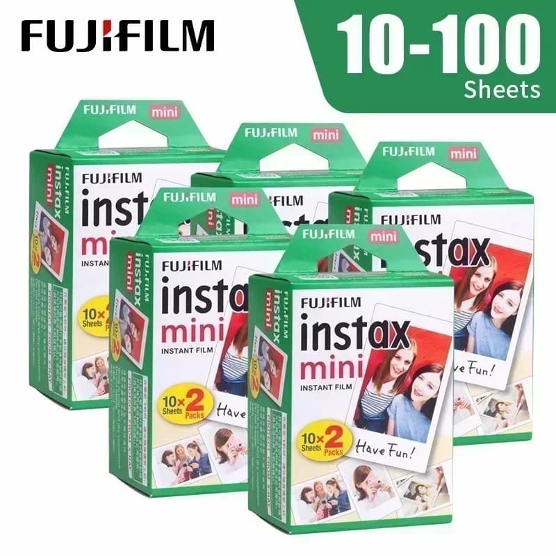 Fujifilm Instax Mini Film Paper 10-100 Sheets for Fuji Instant Film Cameras Instax Mini 12 11 9 40 70 90 Link Liplay EVO - 4
