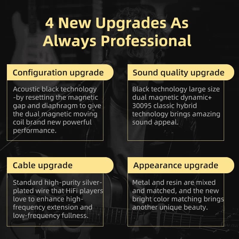 KZ ZSN PRO X Metal In Ear Earphone 1BA 1DD Hybrid Drive HIFI Sport Noise Cancelling Earbud Headset KZ ZSNPROX ZES ZEXPRO DQ6S - 5