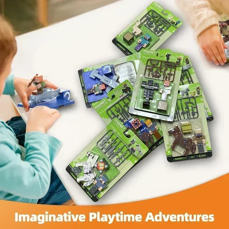 ألعاب بناء مغناطيسية، لوح أساسي مغناطيسي، مجموعة طوب مغناطيسي، مناسبة للأطفال فوق 6 سنوات، ألعاب بناء إبداعية - 6