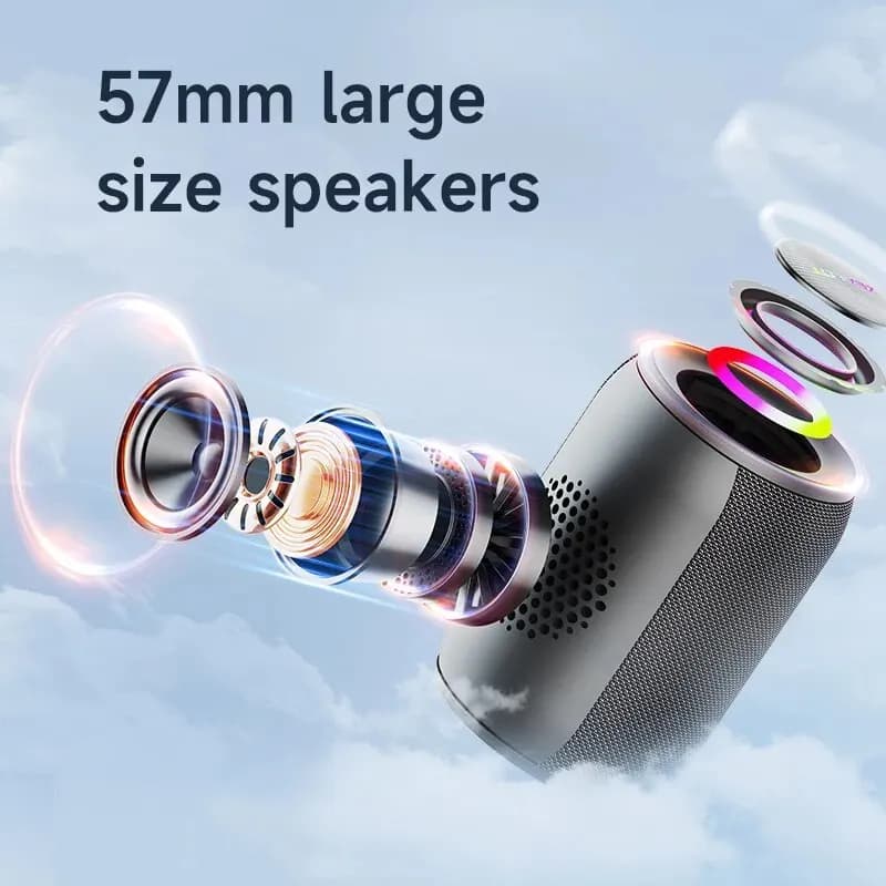 ZEALOT-S32PRO 15W Portable Bluetooth 5.2 Speaker Outdoor Waterproof Wireless TWS Mini Column Box Speaker Outdoor TF Card - 3