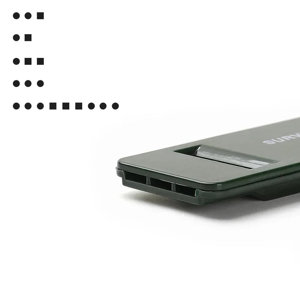 قطعة واحدة صفارة نجاة عالية الديسيبل محمولة متعددة الأصوات إكسسوارات تخييم وتسلق في حالات الطوارئ أدوات تكتيكية خارجية - 5