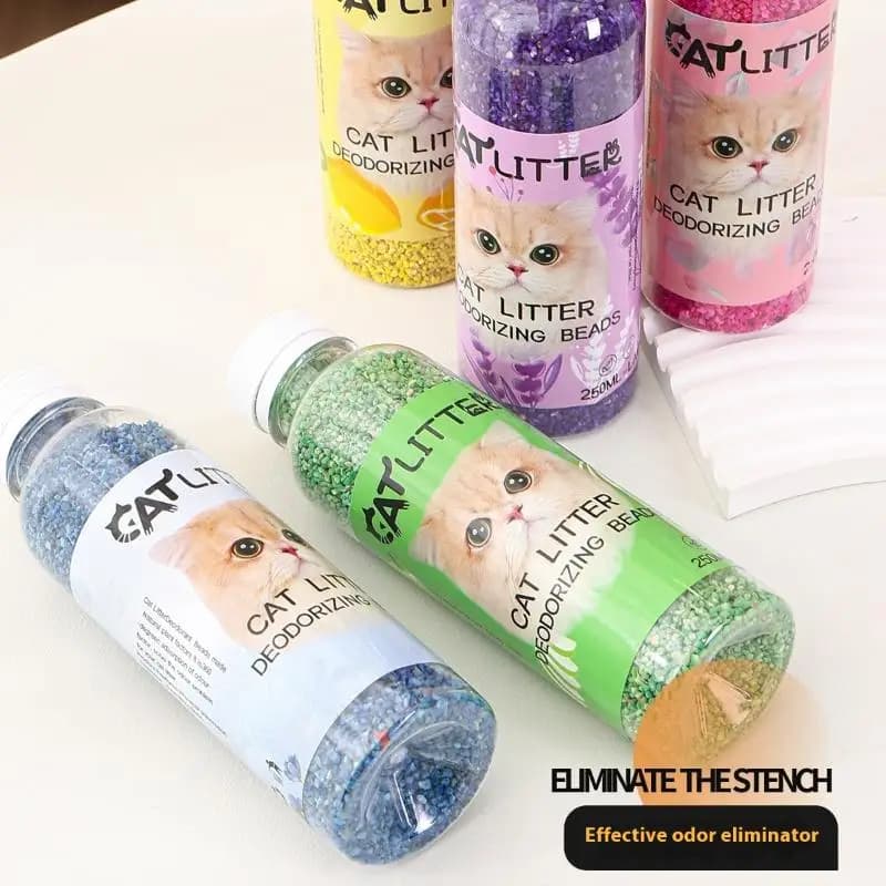 Cat Litter Deodorizing Beads Toilet Granules Litter Box Long Lasting Freshness Air Purification Deodorizer Pet Cleaning Products - 5