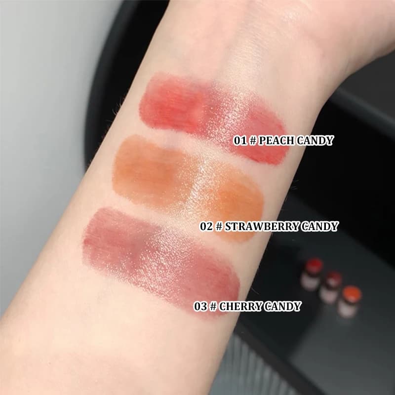 مرطب شفاه ملون مستخلص من الفاكهة، تبييض، مثالي للحفلات والهدايا بأسعار معقولة - 3